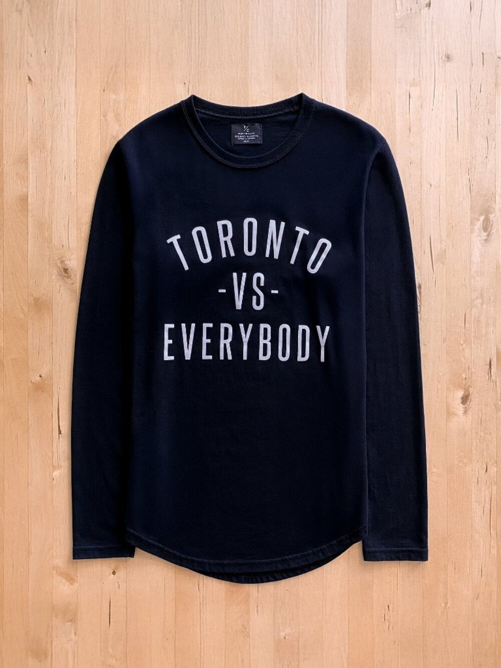 Peace Collective Toronto vs Everybody Long Sleeve Tee Men's Medium